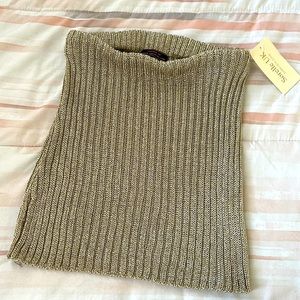 Bling out gold mini skirt